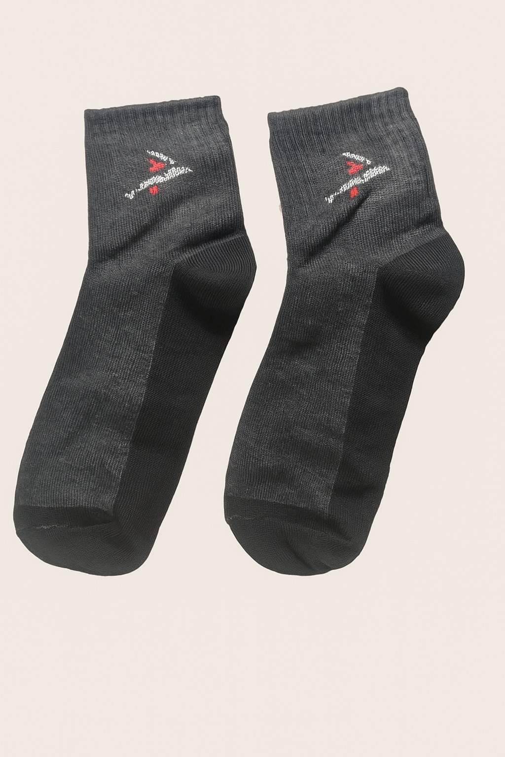 Black and Gray Socks with Accent 10 pack
